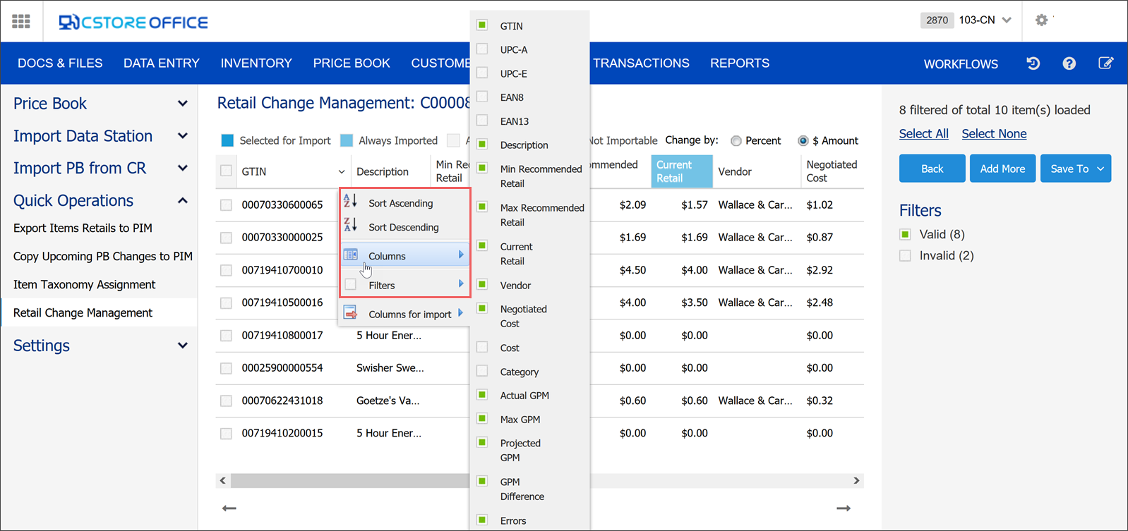 Retail Change Management